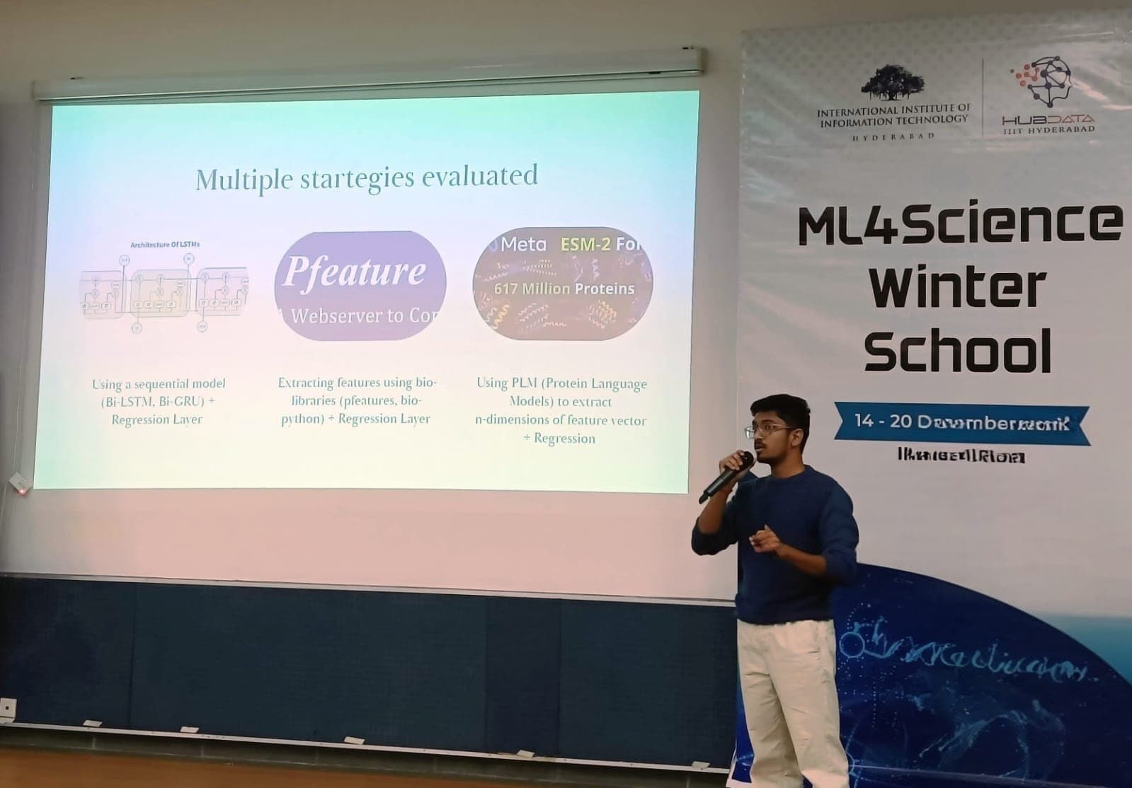 My learnings from ML4Science @IIITH